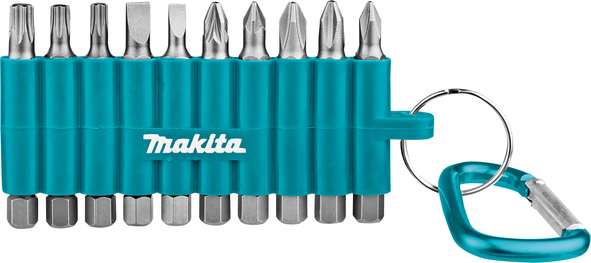 10-delni set vijačnih nastavkov (PH,PZ,SL,T) Makita D-65028