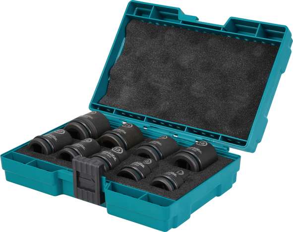 9-delni set natičnih ključev Impact Black 1/2" V1 Makita E-16564