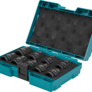 9-delni set natičnih ključev Impact Black 1/2" V2 Makita E-16570