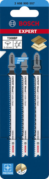 List za vbodno žago Bosch Expert Wood 2-side clean T308BP 2608900557