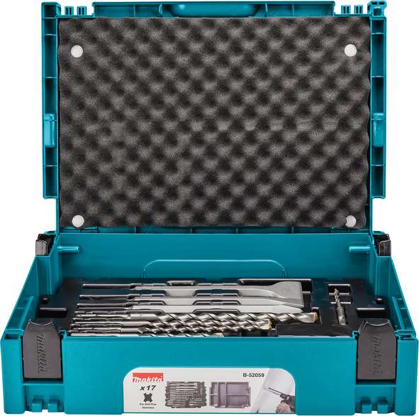 17-delni set svedrov in dlet za SDS-PLUS kladiva MAKPAC Makita B-52059