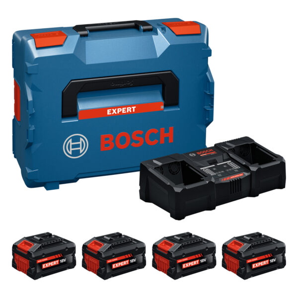 Set Akumulatorjev Bosch 2x EXBA 18V-80, 2x EXBA 18V-55 + EXAL18V2-320 1600A0373Y
