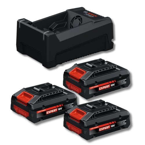 Začetni komplet Bosch Expert 3x EXBA 18V-40 + GAL 12V/18V-80 0615V0005X