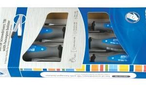 Garnitura izvijačev TBI s šestkotnim nastavkom v kartonu Unior 600CS5 614007