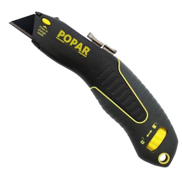Nož univerzalen samozaporni trapezni Popar