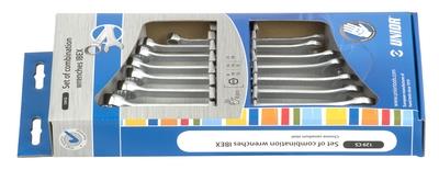 Ključi viličasto obročni ibex Unior 129/1CS 8-19 mm/8 kos 611775