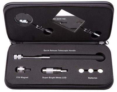 Set pripomočkov - ogledalo, magnet, lučka Unior 619742