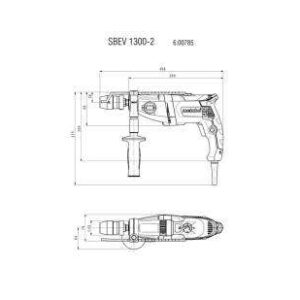 Udarni vrtalnik Metabo SBEV 1300-2 600785500