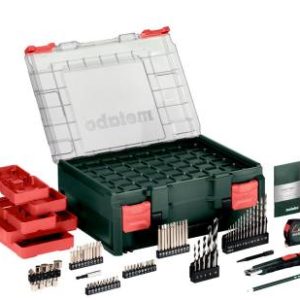 Akumulatorski vrtalni vijačnik Metabo BS 18 Quick Set + 74-delni set pribora 602217710