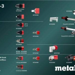 Akumulatorski vrtalni vijačnik Metabo BS 18 Quick Set + 74-delni set pribora 602217710