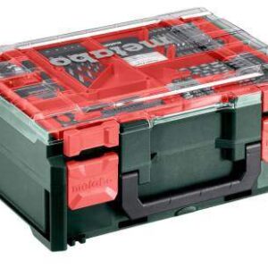 Akumulatorski vrtalni vijačnik Metabo BS 18 Set + 74-delni set pribora 602207710