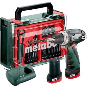Akumulatorski vrtalni vijačnik Metabo PowerMaxx BS BASIC SET + 41-delnim set pribora 600080710