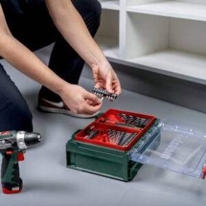 Akumulatorski vrtalni vijačnik Metabo PowerMaxx BS BASIC SET + 41-delnim set pribora 600080710