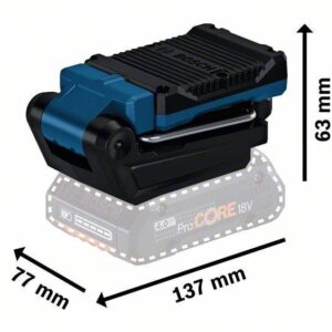 Akumulatorska svetilka GLI 18V-800 0601443600