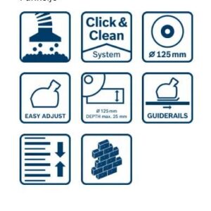 Pribor za odsesavanje prahu Bosch GDE 125 EA-S 1600A003DH