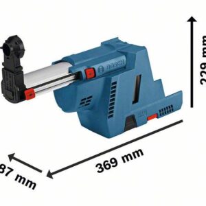 Vgrajen sistem za odsesavanje prahu GDE 18V-16