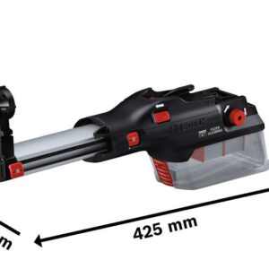 Vgrajen sistem za odsesavanje prahu GDE 28 D