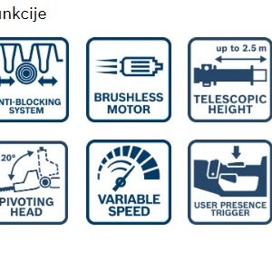 Akumulatorske škarje za živo mejo Bosch GHE 18V-50 T 06008D5000