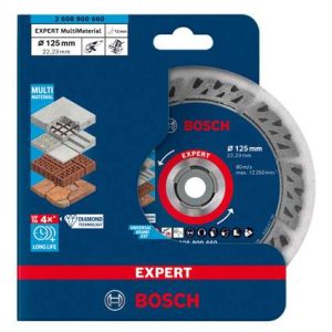 EXPERT diamantna rezalna plošča MultiMaterial Bosch 125 mm 2608900660