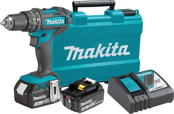 Akumulatorski udarni vrtalnik Makita DHP482RFE