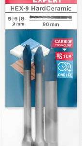 EXPERT sveder HEX-9 HardCer 5-8 mm 3/1 Bosch 2608900595