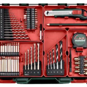 Akumulatorski udarni vrtalnik Metabo SBE 650 Set + 78-delni set pribora 600742710