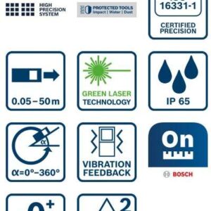 Laserski merilnik razdalj Bosch GLM 50-27 CG 0601072U01