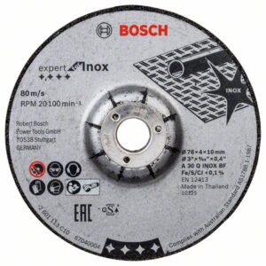 2-brusilni plošči Bosch 76 x 4 x 10 mm Expert for INOX 2608601705