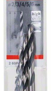 5 delni komplet sviralnih svedrov Bosch HSS PointTeq 2608577345