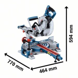 Akumulatorska zajeralna žaga biturbo Bosch GCM 18V-216 D 0601B51000