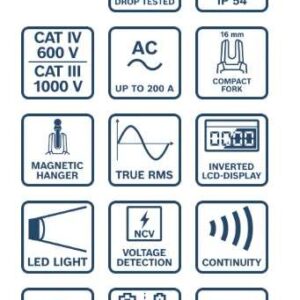 Merilne vilice za merjenje toka Bosch GFM 1000-15 0601077400