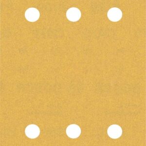10-delni komplet brusnih papirjev s 6 luknjami Bosch EXPERT C470 za vibracijske brusilnike, 115 x 107 mm, G180 2608900894