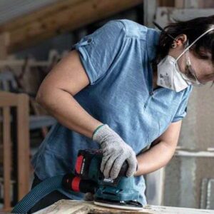 10-delni komplet brusnih papirjev s 6 luknjami Bosch EXPERT C470 za vibracijske brusilnike, 115 x 107 mm, G180 2608900894