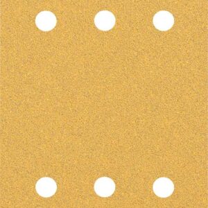 10-delni komplet brusnih papirjev s 6 luknjami Bosch EXPERT C470 za vibracijske brusilnike, 115 x 107 mm, G60 2608900891