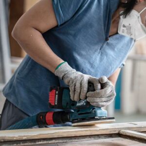 10-delni komplet brusnih papirjev s 6 luknjami Bosch EXPERT C470 za vibracijske brusilnike, 115 x 107 mm, G60 2608900891