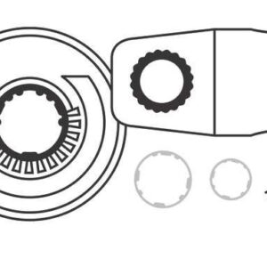 Pokrov za odsesavanje prahu Bosch PRO s ključem SAG, 115/125 mm 2608000879