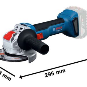 Kotni brusilnik s sistemom X-LOCK Bosch GWX 18V-8 06019N9100