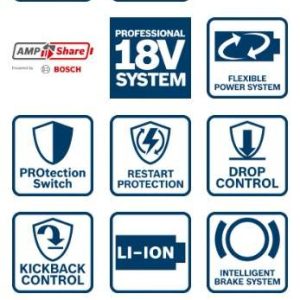 Akumulatorski premi brusilnik Bosch GGS 18V-23 PLC 0601229200