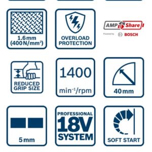 Akumulatorski sekalnik Bosch GNA 18V-16 E 0601529601