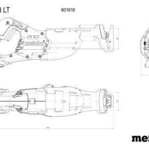 Akumulatorska sabljasta žaga Metabo SSEP 18 LT 601616840