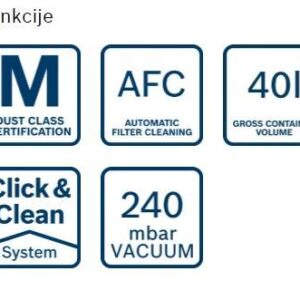 Industrijski sesalec Bosch GAS 12-40 MA 06019M0120