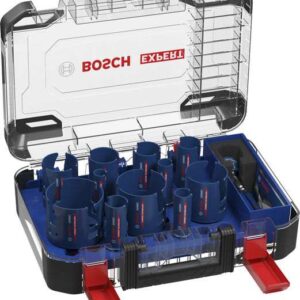 Komplet žag za izrezovanje lukenj EXPERT Construction Material Power Change Plus Bosch 15-delni 2608901950