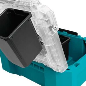 Globok kompaktni organizator s prozornim pokrovom MAKTRAK Makita P-91067