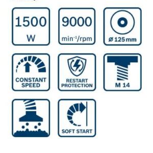 Brusilnik za beton Bosch GBR 15 CAG 0601776001