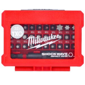 32-delni set vijačnih nastavkov Milwaukee Shockwave Impact 4932471586