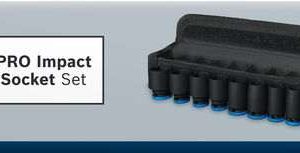 Komplet PRO Impact Socket Set Bosch, 1/4 palca, standardni, 9-delni 2608003034