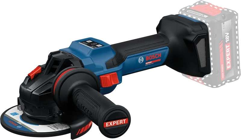 Akumulatorski kotni brusilnik Bosch EXWS18V-15S 06019M6001