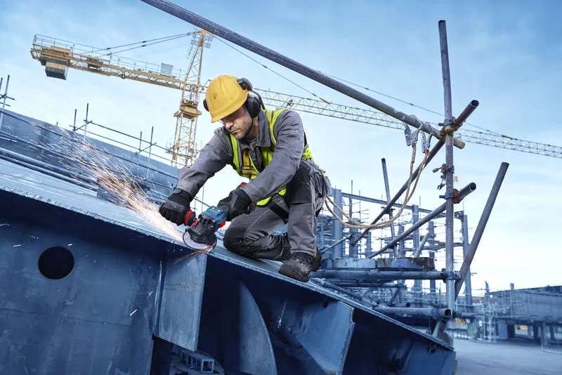 Akumulatorski kotni brusilnik Bosch EXWS18V-15S 06019M6001