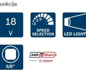 Akumulatorski ključ z ragljo Bosch GRC 18V-60 06019N8000