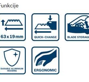 Profesionalni nož z izvlečnim rezilom Bosch 1600A01V3H